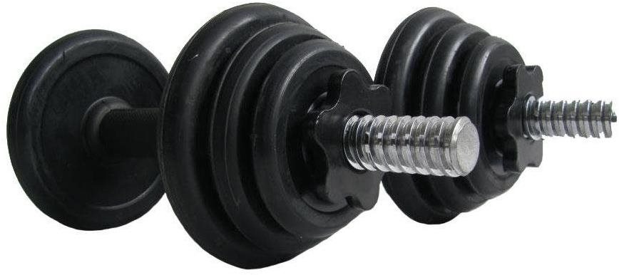 Sedco Nakládací činka pogumovaná, set 2 × 10 kg Činka