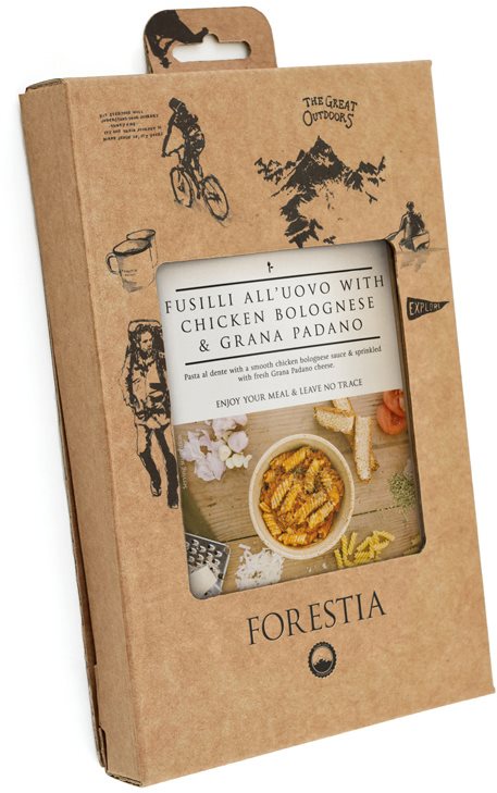 Forestia - Vaječné těstoviny s kuřecím a boloňskou omáčkou se sýrem...