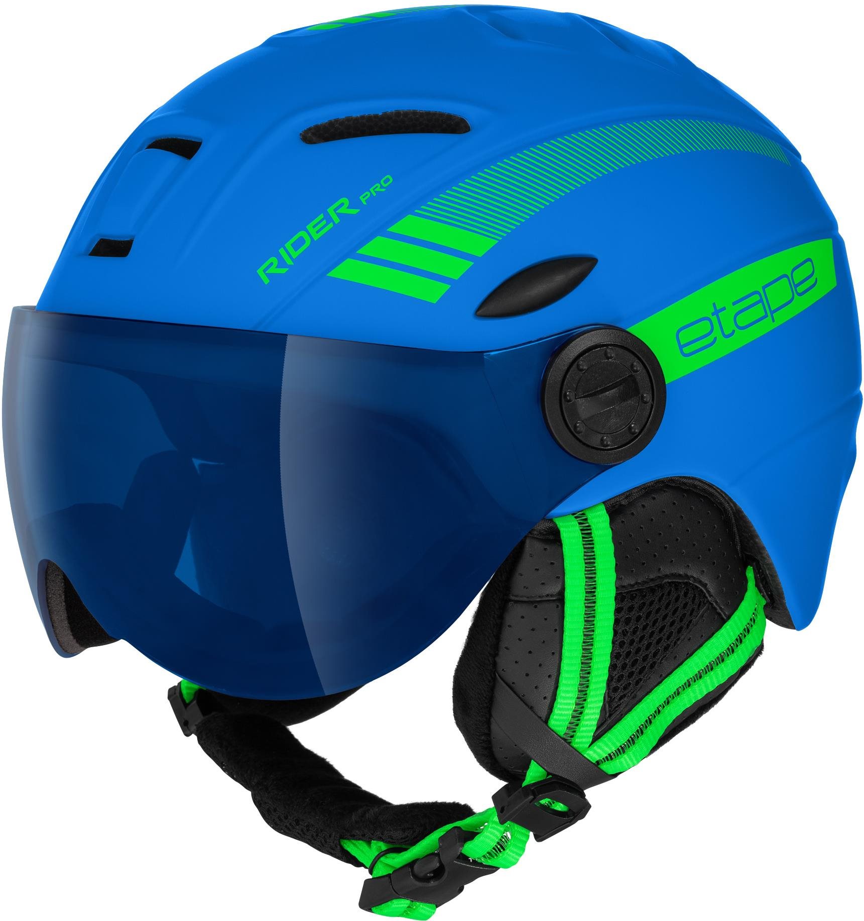 Etape Rider Pro Light Modrá/Zelená Mat Lyžiarska prilba