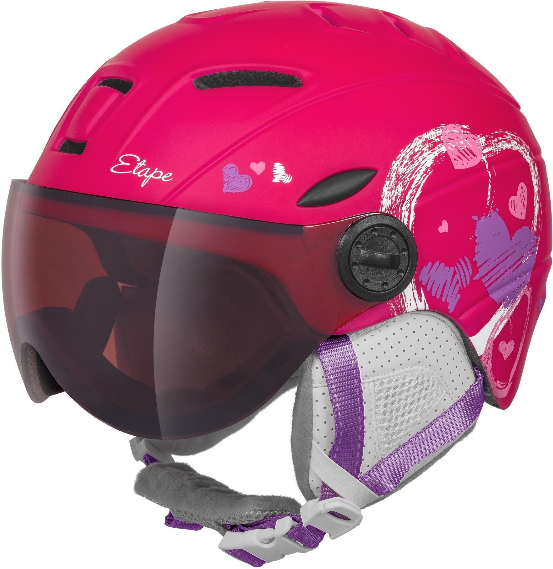 Etape Rider pro Light Ružová 53 – 55 Lyžiarska prilba