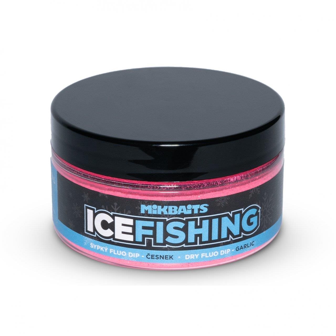 Mikbaits Sypký fluo dip Ice Fishing Range Cesnak 100 ml Dip