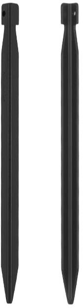 Naturehike Lehké stanové kolíky 8 ks, 20 cm, černé Stanový kolík