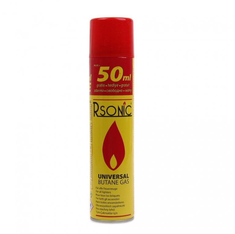 Alum Univerzální plyn do zapalovačů RSONIC 300 ml Náplň do zapaľovača