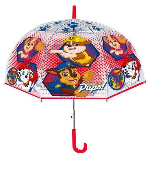 Nickelodeon Dáždnik Paw Patrol priehľadný Detský dáždnik