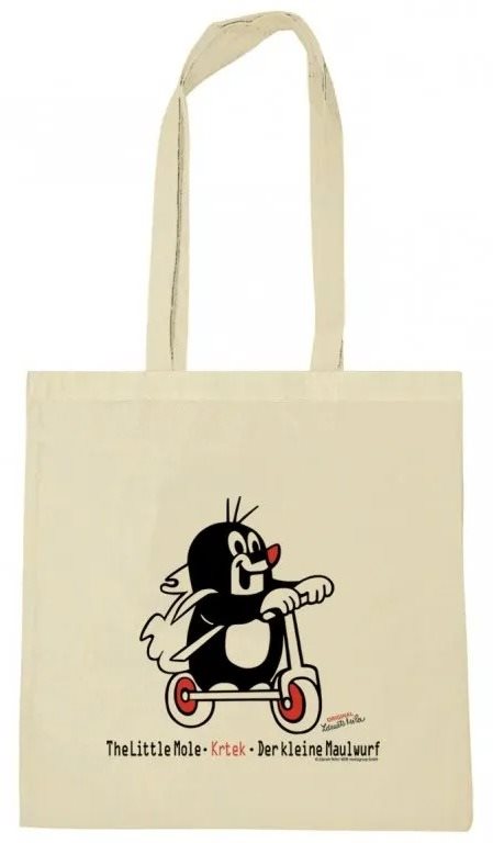 LOGOSHIRT Taška Krteček: Happy Mole On Scooter Nákupná taška