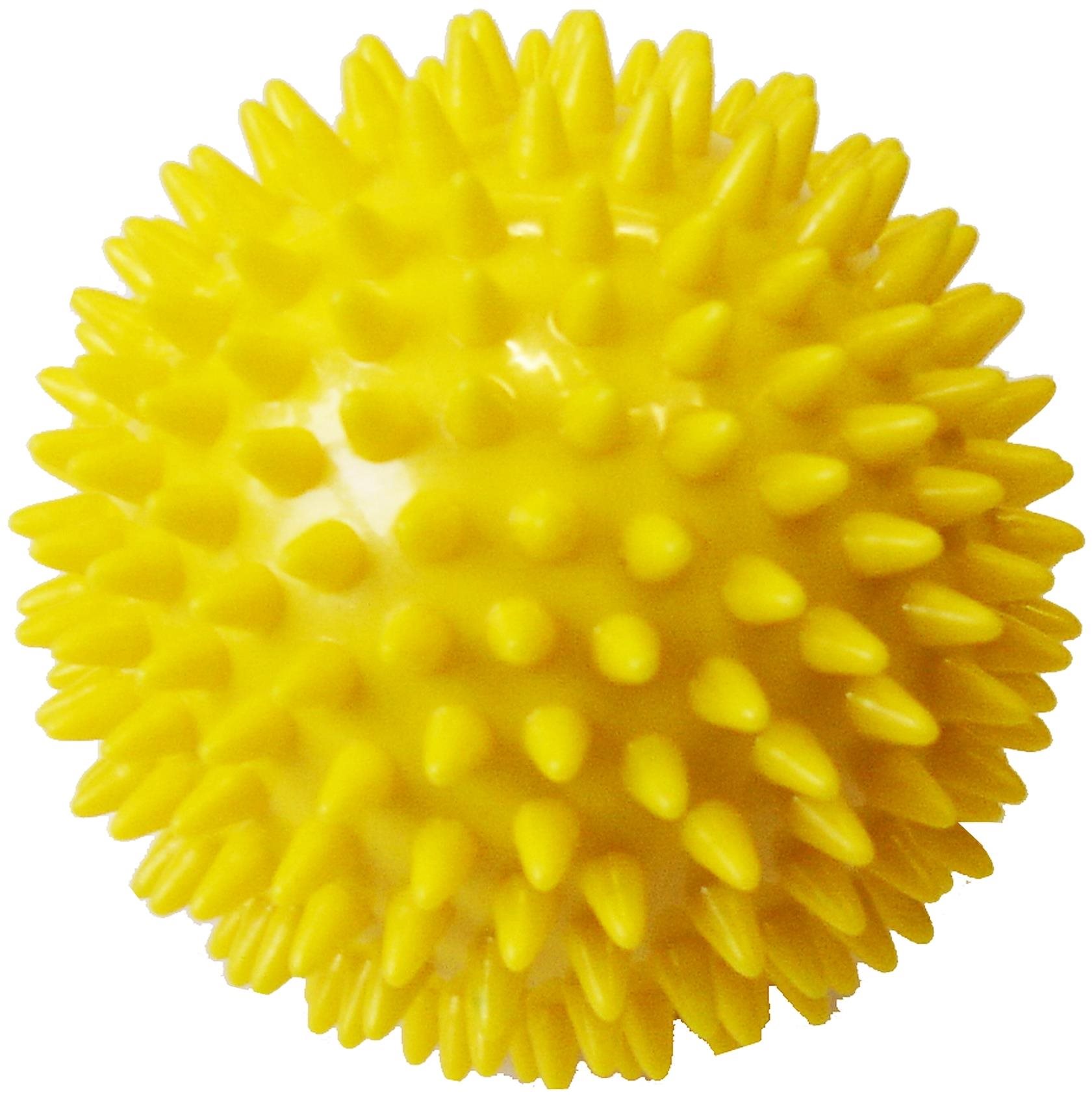 Kubisport Loptička masážna priemer 7,5 cm žltá Masážna loptička