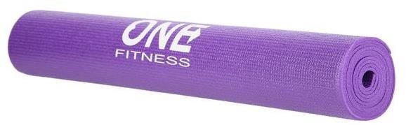 ONE FITNESS Podložka pro jógu YM01 Fialová Jogamatka
