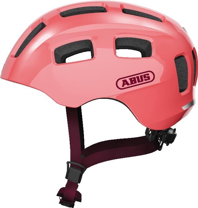 ABUS Youn-I 2.0 living coral M Prilba na bicykel