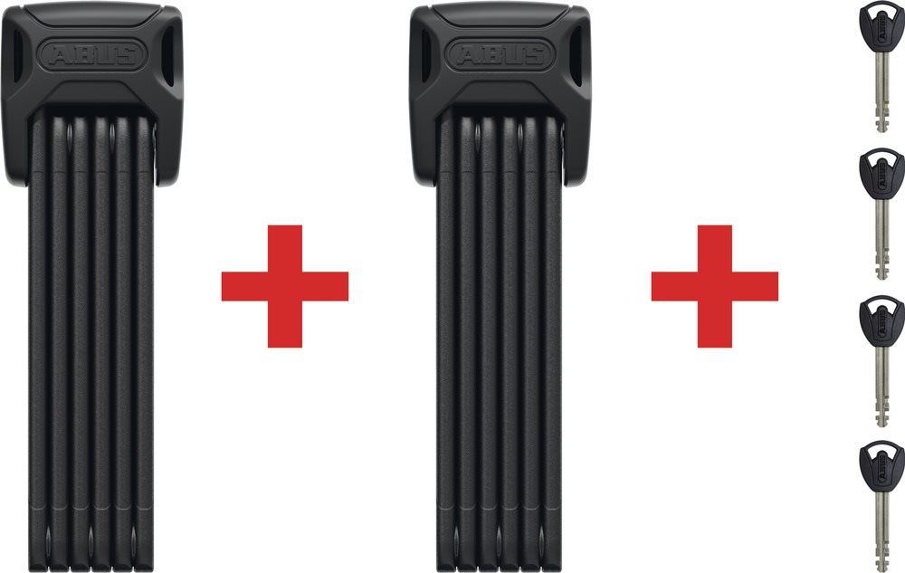 ABUS 6000K/90 BK SH TwinSet Bordo Zámok na bicykel