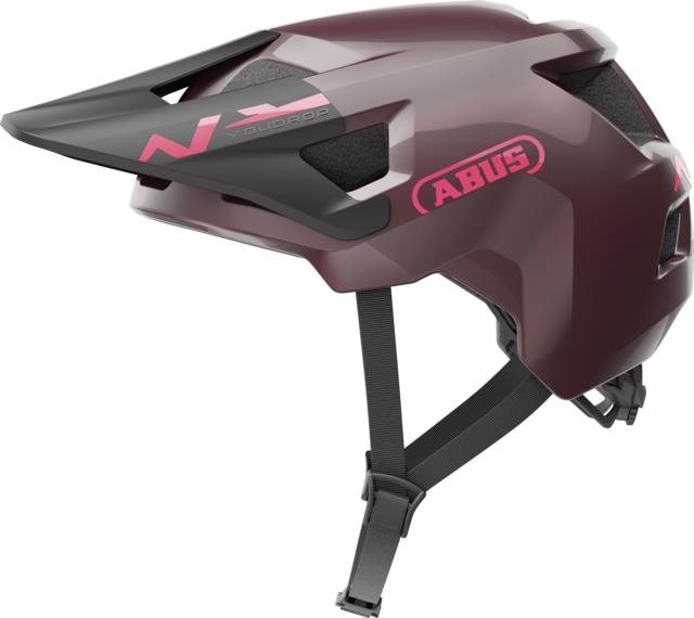 ABUS YouDrop wildberry red S Prilba na bicykel