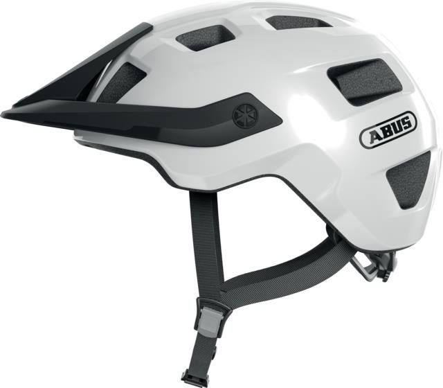 ABUS MoTrip shiny white S Prilba na bicykel
