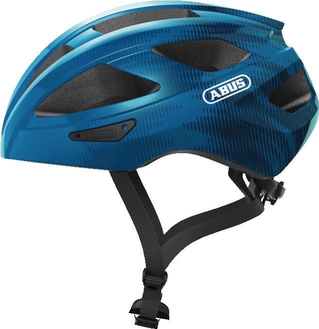 ABUS Macator steel blue M Prilba na bicykel