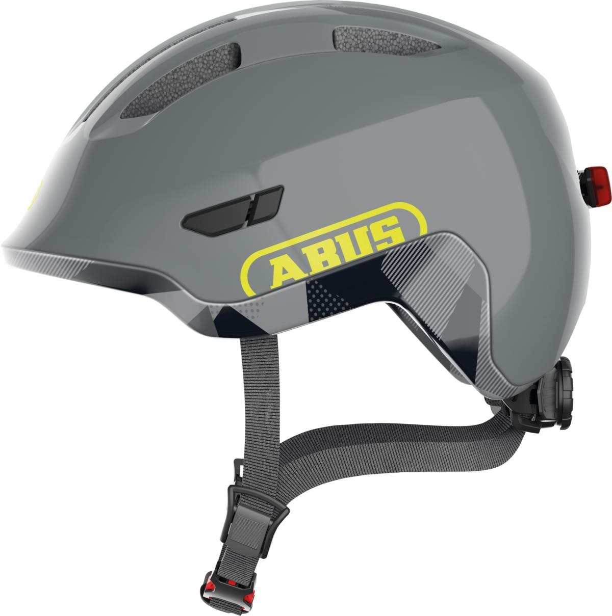 ABUS Smiley 3.0 ACE LED shiny grey M Prilba na bicykel