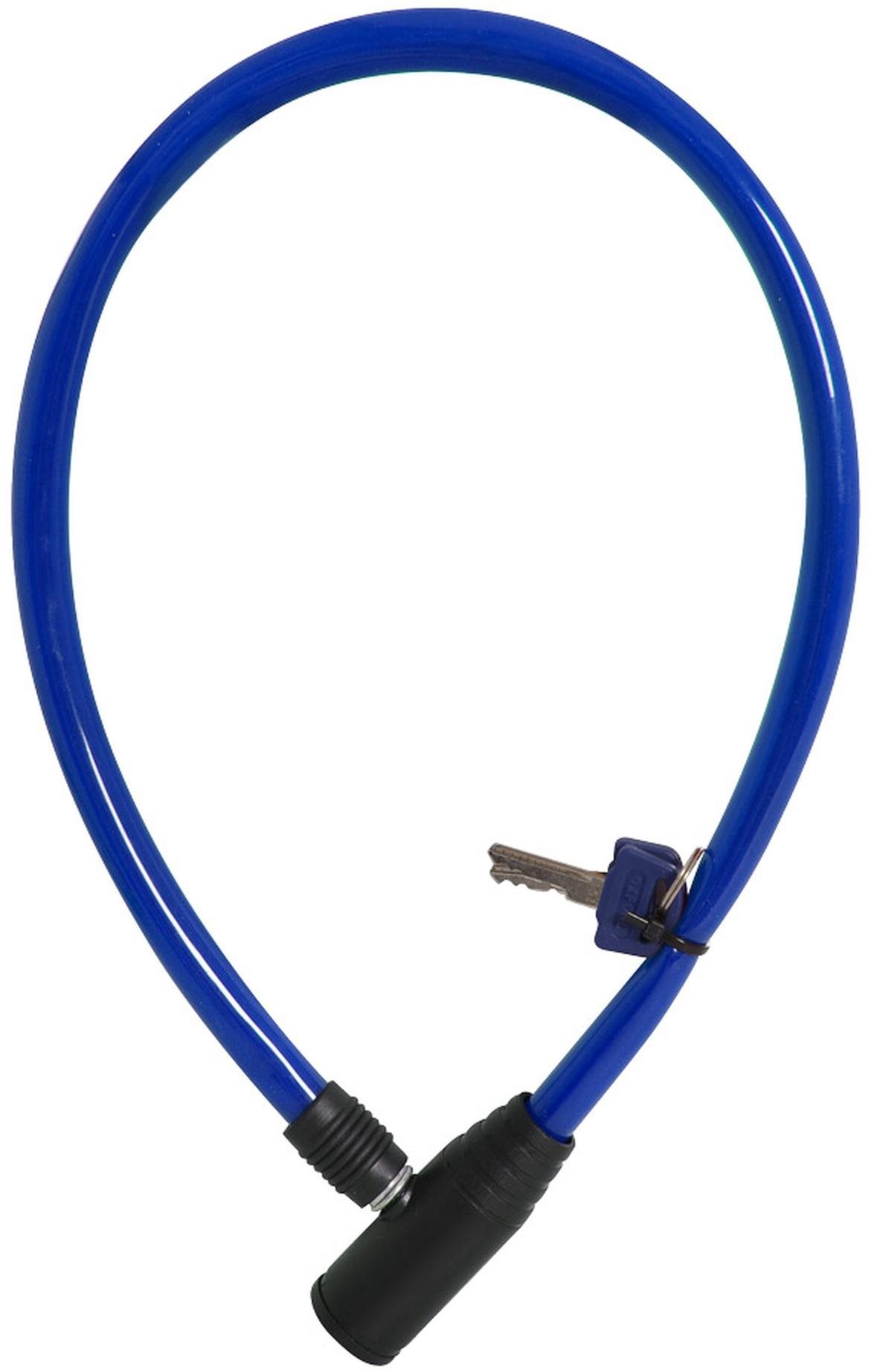 OXFORD zámok HOOP4,  (dĺžka 600 mm, priemer lanka 12 mm, modrý)...