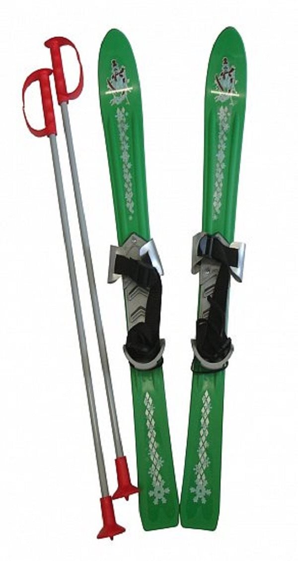 ACRA Baby Ski 90 cm zelená Lyžiarska súprava