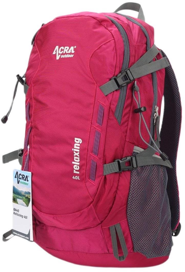 Acra Relaxing ružový 40 l Športový batoh