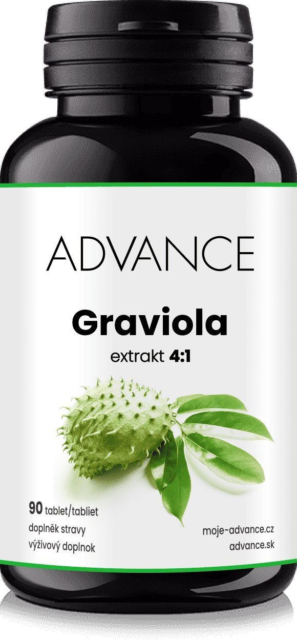 ADVANCE Graviola 90 tabliet ( extrakt z plodov 4:1) Doplnok stravy