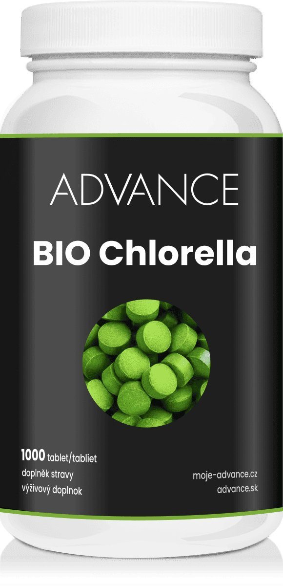 ADVANCE Chlorella 1000 tabliet - BIO certifikácia Chlorella