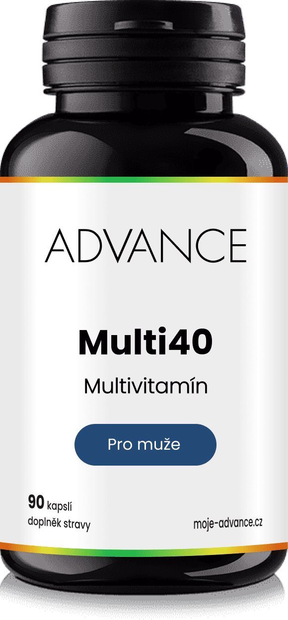 ADVANCE Multi40 muži 90 kapslí - 40 přírodních látek Multivitamín
