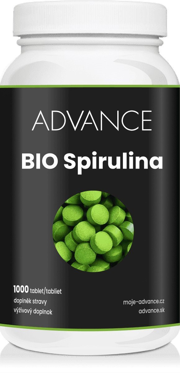 ADVANCE Spirulina 1000 tabliet - BIO certifikácia Doplnok stravy