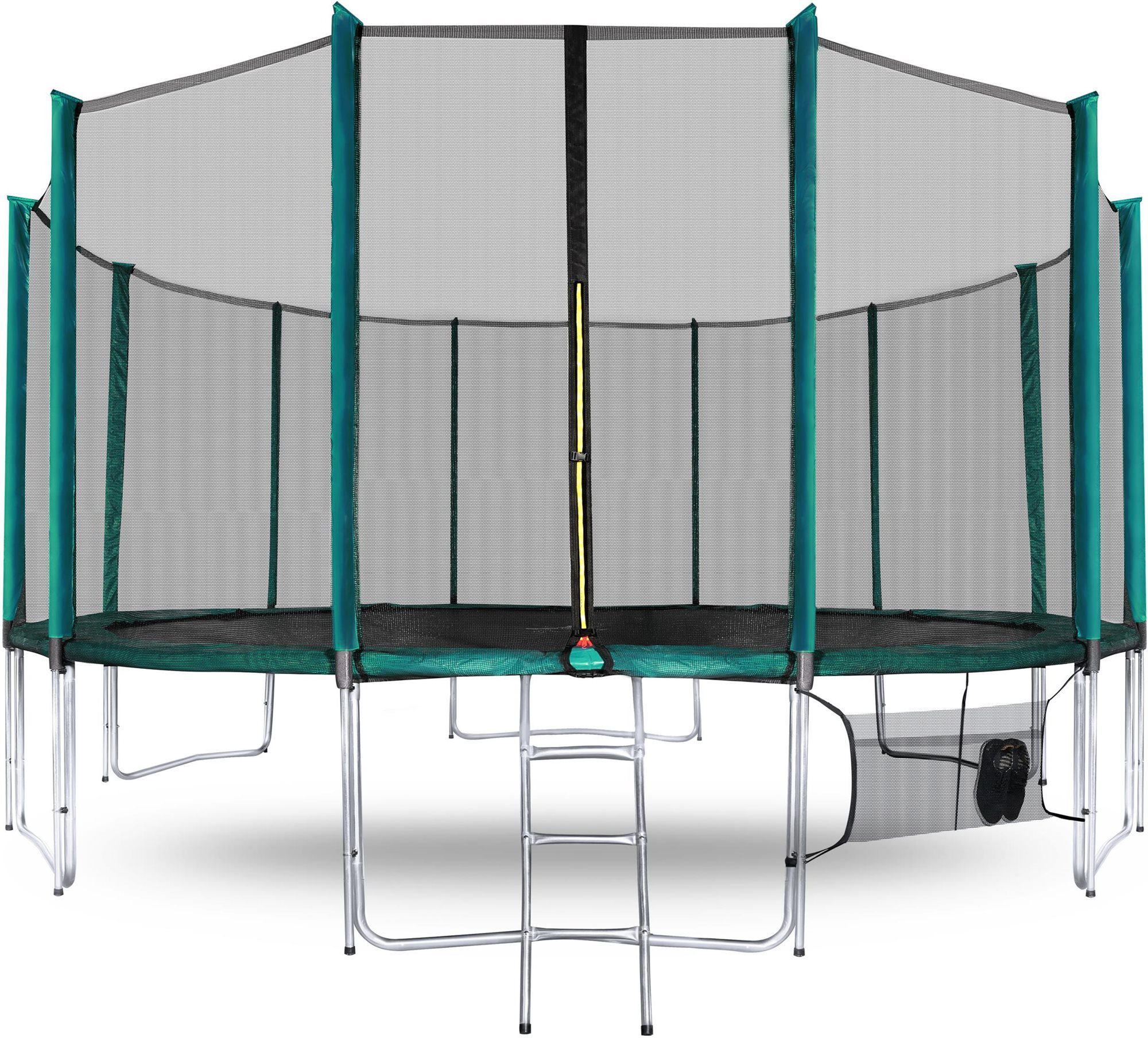 Aga SPORT PRO Trampolína 430 cm Dark Green + ochranná sieť + rebrík...