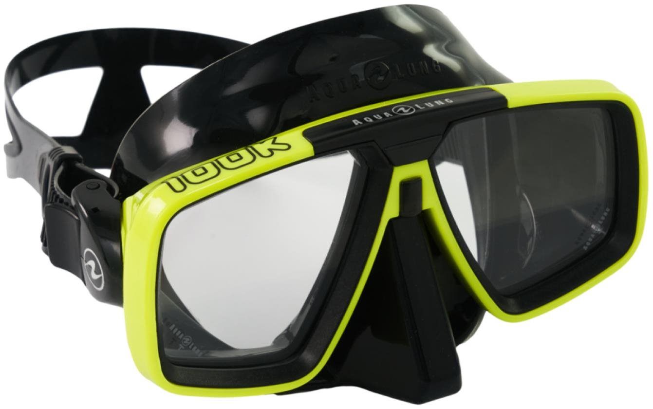 Aqua Lung LOOK BLACK, lime Potápačské okuliare
