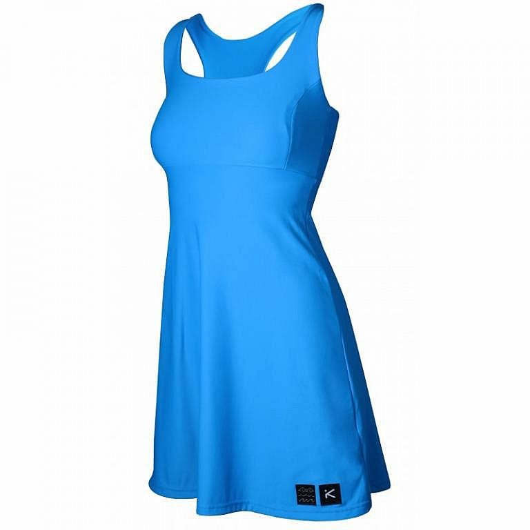 Hiko SHADE DRESS, dámske lycrové šaty, modré, veľ. L Šaty