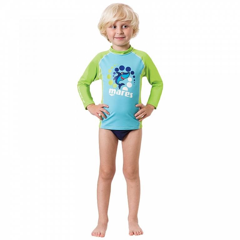 Detské lycrové tričko Mares RASHGUARD KID BOY, dlhé rukávy, veľkosť...