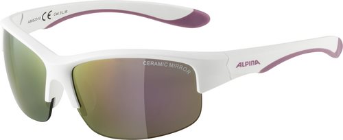Alpina Flexxy Youth HR white matt-purple Cyklistické okuliare