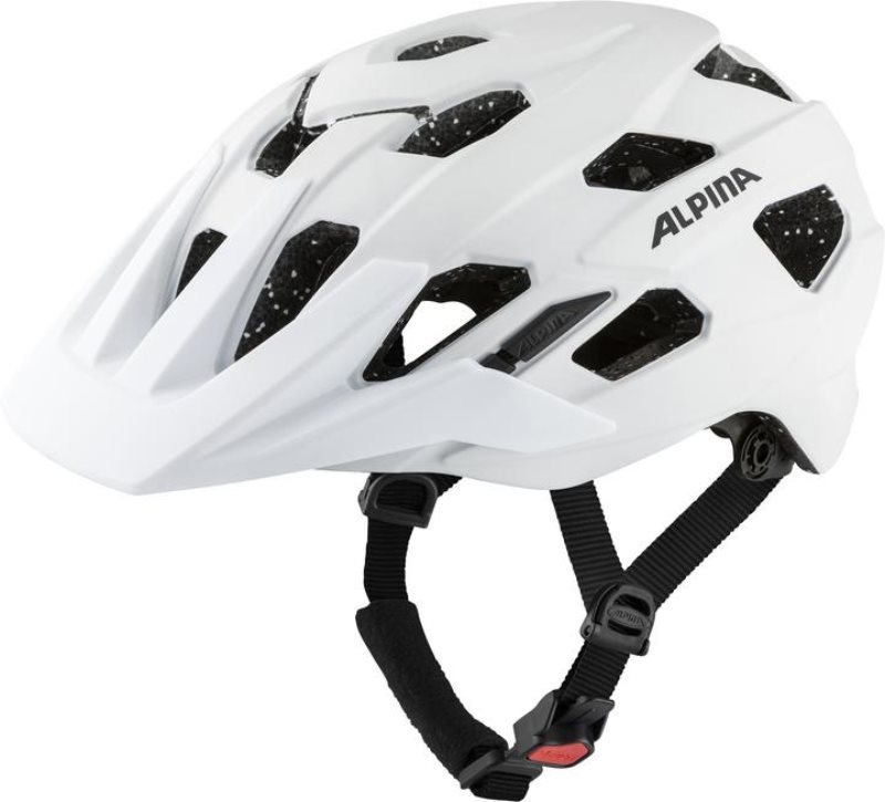 Alpina Anzana Tocsen White Matt 52 – 57 cm Prilba na bicykel