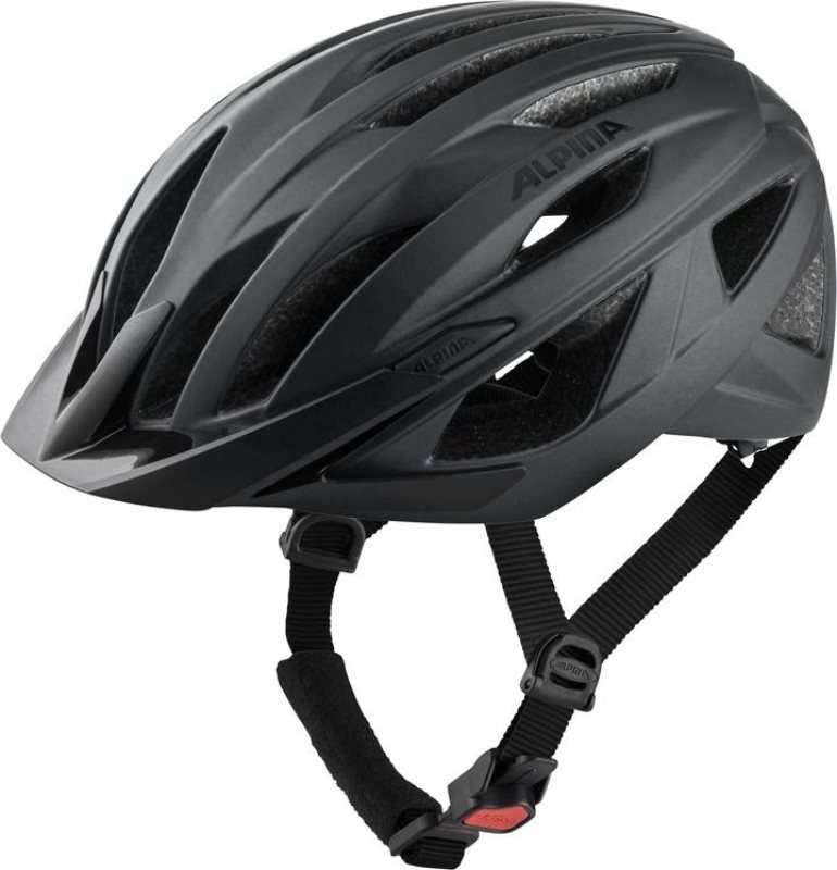 Alpina Parana Black Matt 51 – 56 cm Prilba na bicykel