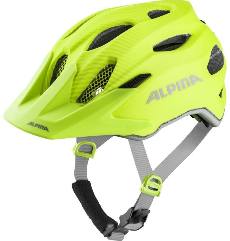 Alpina Carapax Jr. Flash Be Visible Matt 51 – 56 cm Prilba na bicykel
