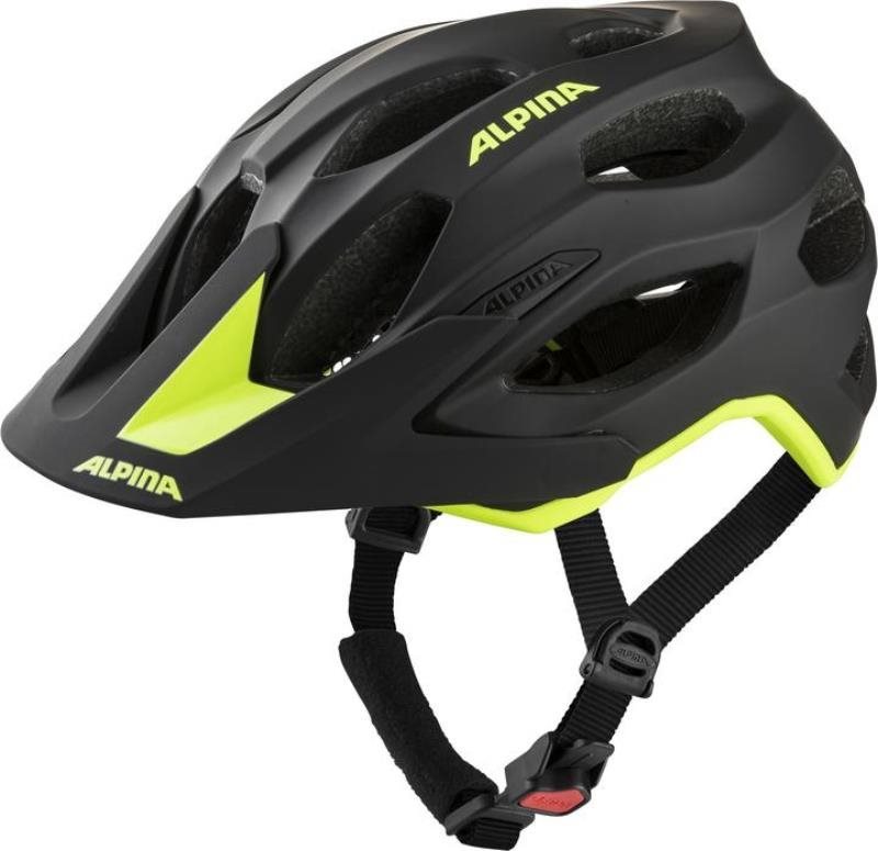 ALPINA CARAPAX 2.0 black-neon yellow matt 57 – 62cm Prilba na bicykel
