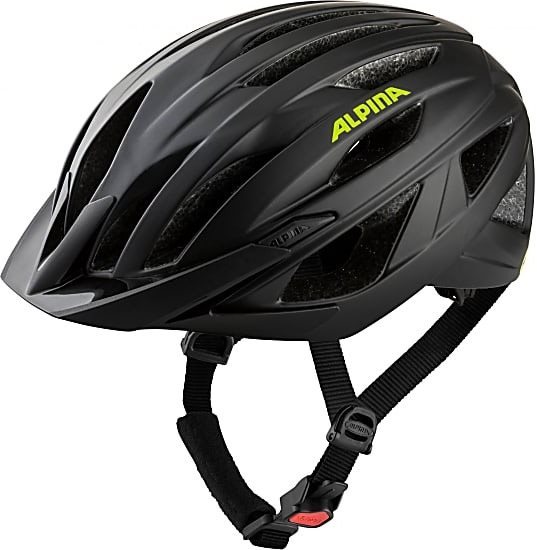 Alpina Parana black-neon yellow matt 51 - 56 cm Kerékpáros sisak