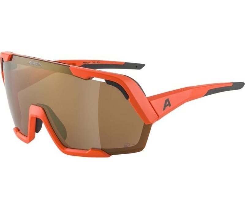 Alpina Rocket Bold Q-Lite pumkin-orange matt Cyklistické okuliare