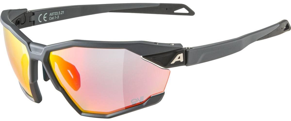 Alpina Twist SIX QV midnight-grey matt Kerékpáros szemüveg