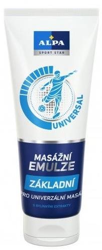Alpa Emulze základní masážní s bylinnými extrakty 210 ml Krém