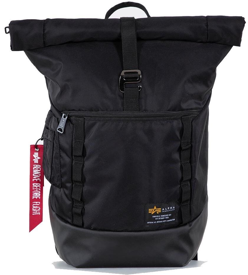 Alpha Industries Crew RT roll up černý Batoh