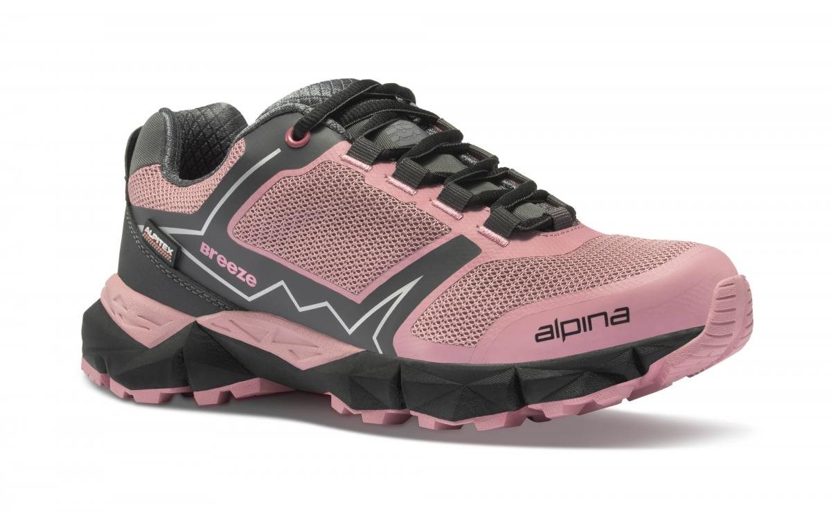 Alpina Breeze Low pink EU 38 245 mm Trekingové topánky