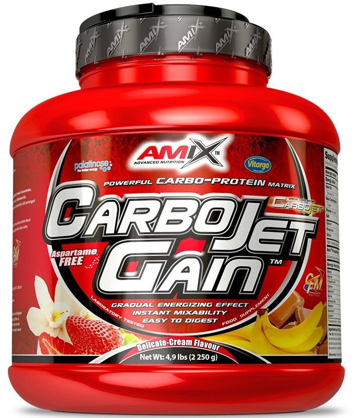 Amix Nutrition CarboJet Gain, 2250g, Vanilla Gainer