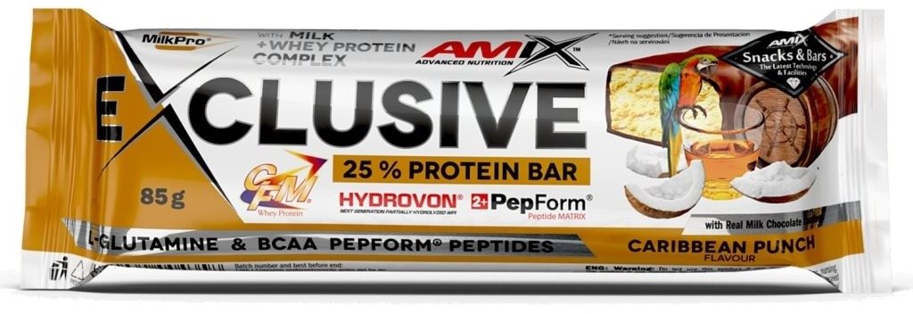 Amix Nutrition Exclusive Protein Bar, 85 g, Carribbean Punch...