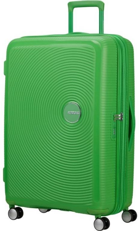 American Tourister Soundbox Spinner 77 EXP Grass Green Cestovný kufor