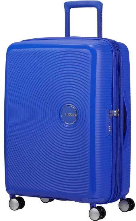 American Tourister Soundbox Spinner 67 EXP Cobalt Blue Bőrönd