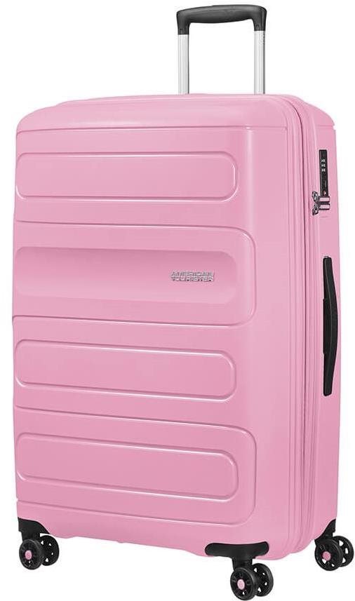 American Tourister Sunside Spinner 78/29 EXP Pink Gelato Bőrönd