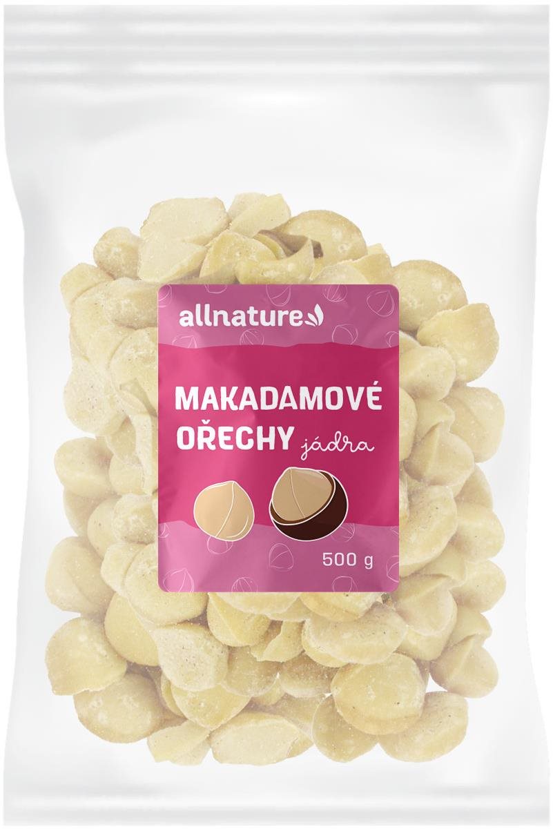 Allnature Makadamové orechy 500 g Orechy