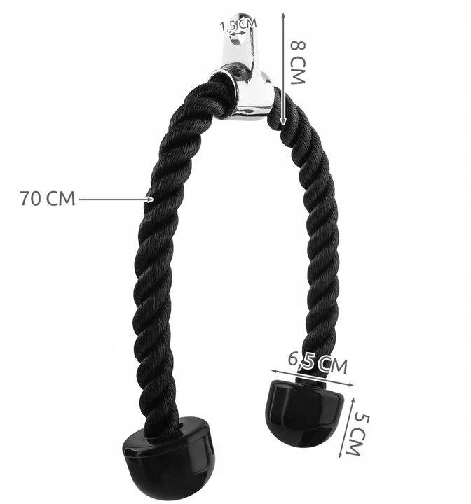 Malatec 7954 Tricepsové lano Posilovací adaptér