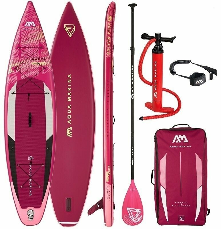 AQUA MARINA Coral Touring 11'6''× 31'×'6'' Paddleboard