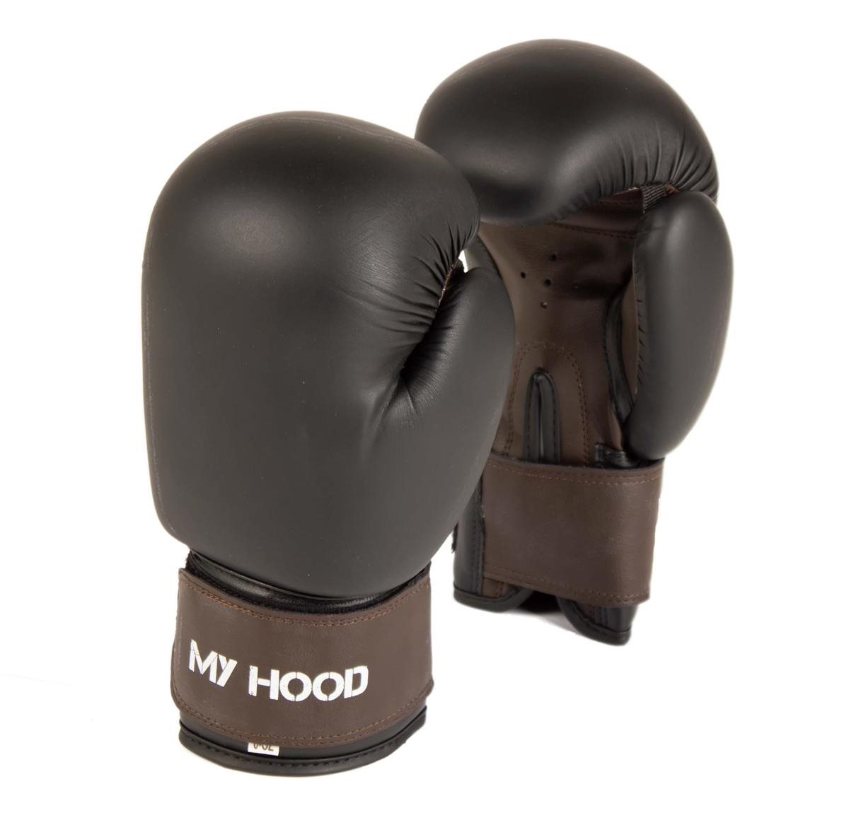 Boxerské rukavice 8 oz hnedé My Hood Boxerské rukavice