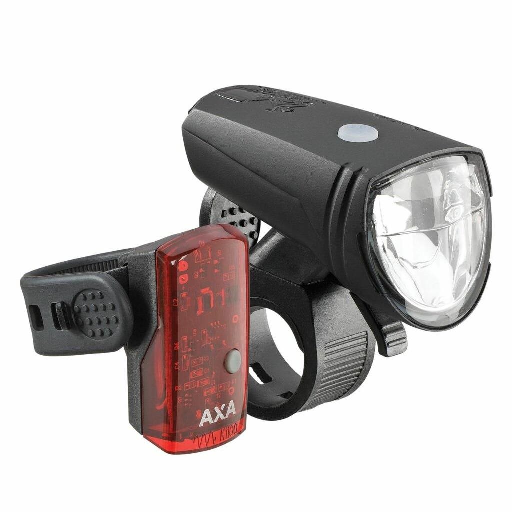 AXA GREENLINE25 SET 25LUX-1LED USB Svetlo na bicykel