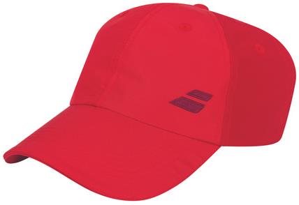 Babolat Cap Basic Logo JR tomato red Kšiltovka